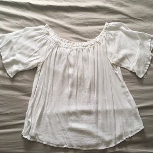 Short Sleeved Peasant Top